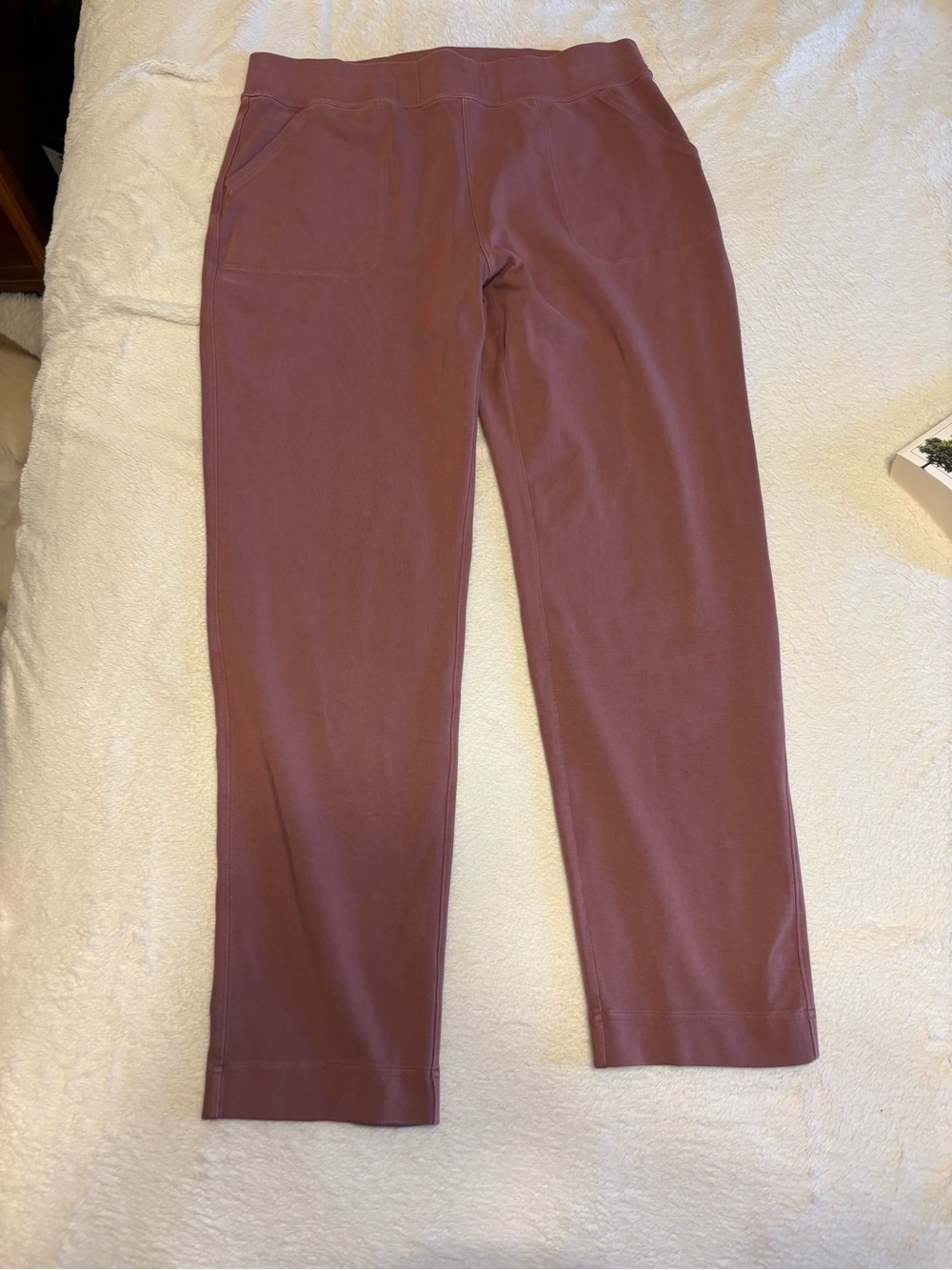 Duluth Trading Co Mauve Straight-Leg Ponte Pants